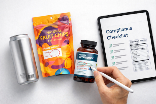 Label Review for Foods, Drinks and Dietary Supplements